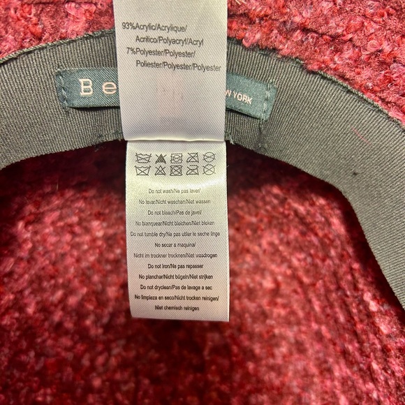 Betmar New York Willow Knit Cloche Hat color: Bordeaux Multi - Picture 7 of 8